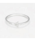 Bague "Phie" - D0,04/9 - Or Blanc