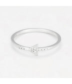 Bague "Phie" - D0,04/9 - Or Blanc