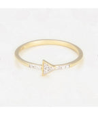Bague "Phie" - D0,04/9 - Or Jaune
