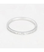 Bague "Sonnie" - D0,10/17 - Or Blanc