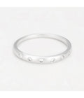 Bague "Manaus" - D0,10/6 - Or Blanc
