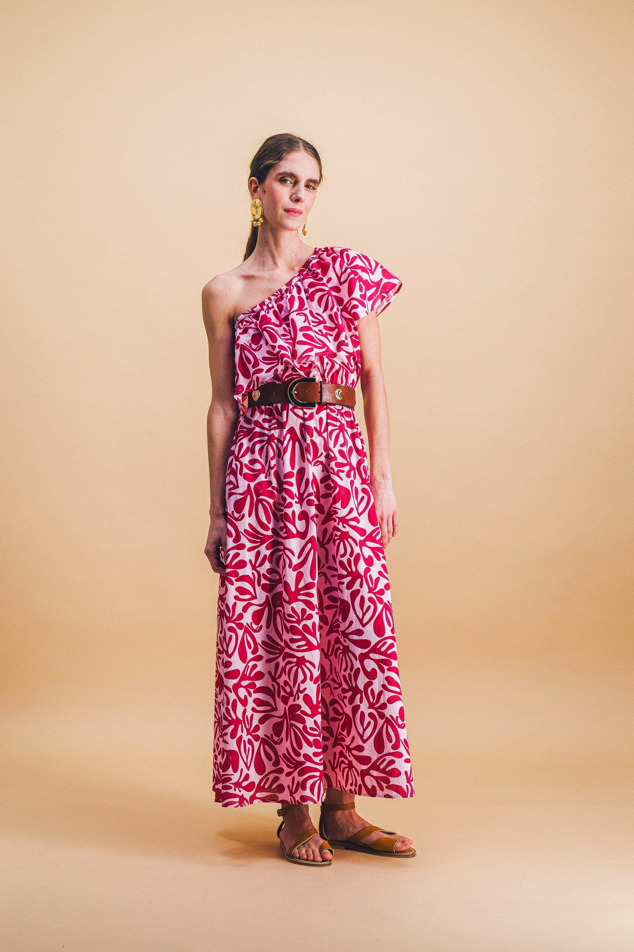 Robe Longue Céleste Cut Outs