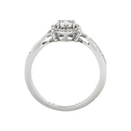 Bague "Extase" Diamants 0,15/37 - Or Blanc 375/1000