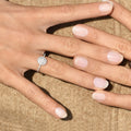 Bague "Beauty Queen" Diamants 0,20/72 - Or Blanc 375/1000