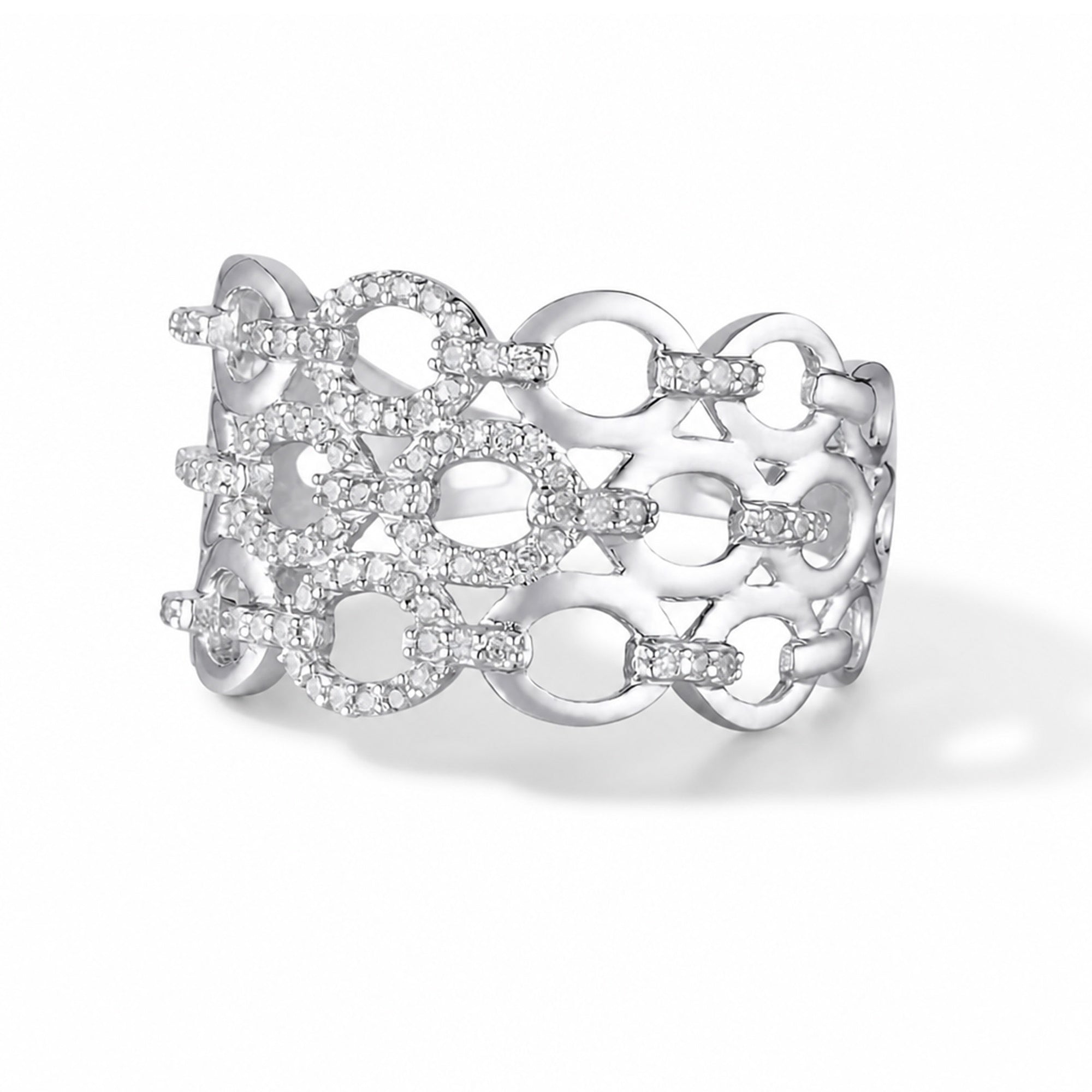 Bague "Nouons Nos Liens" Diamants 0,20/87