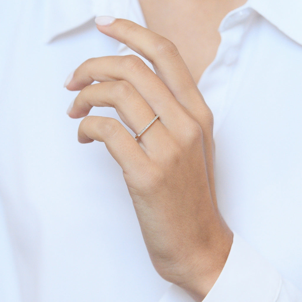 Bague "Simply You" Diamants 0,08/27 - Or Jaune 375/1000