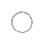 Bague "Beautiful Twist" Diamants 0,03/3 - Or Blanc 375/1000