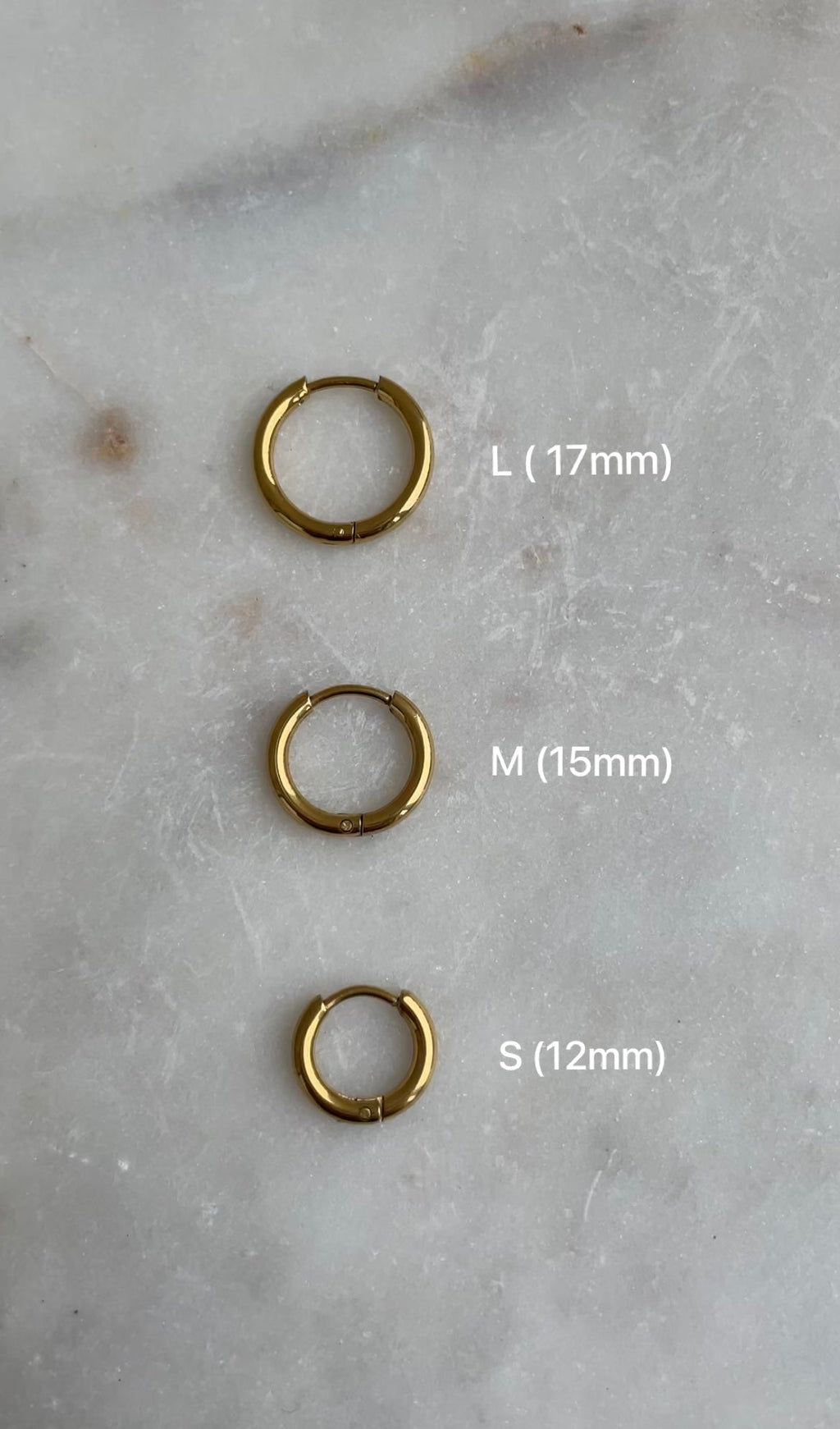 Boucles D'Oreilles Thin Classic Hoops