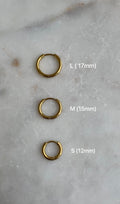 Boucles D'Oreilles Thin Classic Hoops