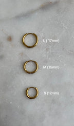 Boucles D'Oreilles Thin Classic Hoops