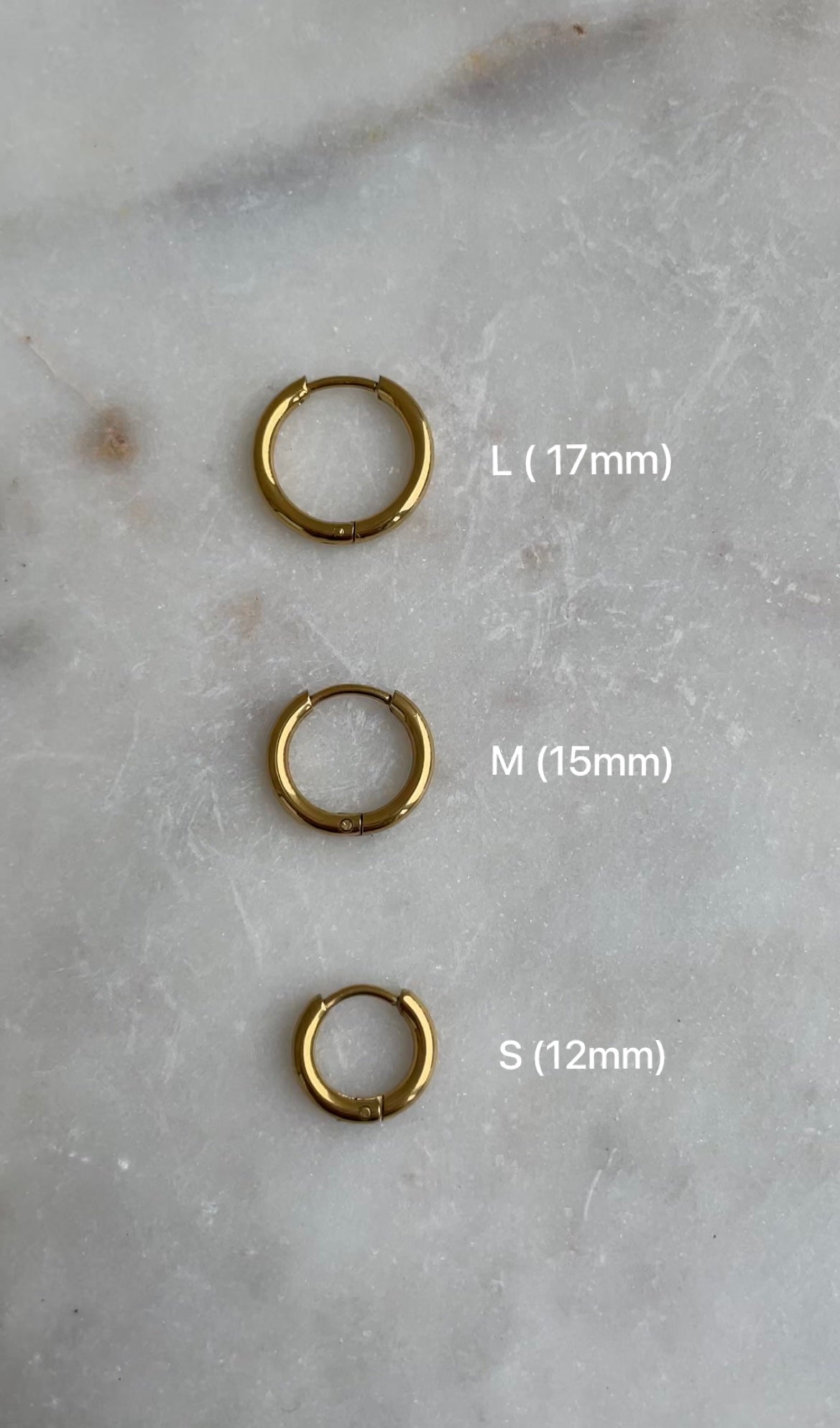 Boucles D'Oreilles Thin Classic Hoops