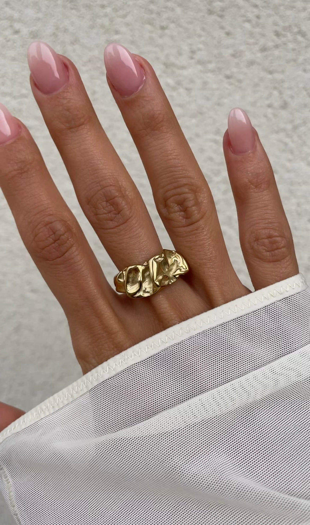 Bague Textured