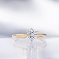 Bague "Stella" D0,05/7 - Or Jaune 375/1000