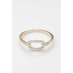 Bague "Éclat Soyeux" D0,10/20 - Or Jaune 375/1000
