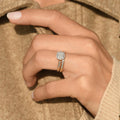 Bague Duo "Mon Vœu Le Plus Cher" D0,37/53 - Or Jaune 375/1000