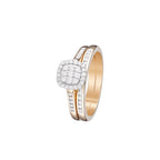 Bague Duo "Mon Vœu Le Plus Cher" D0,37/53 - Or Jaune 375/1000
