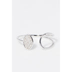 Bague "Luna" D0,08/23 - Or Blanc 375/1000