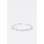 Bague "Ensemble" D0,03/5 - Or Blanc 375/1000