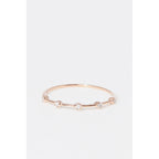 Bague "Ensemble" D0,03/5 - Or Rose 375/1000
