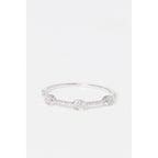 Bague "Merveilleuse" D0,06/34 - Or Blanc 375/1000