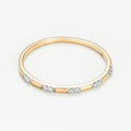 Bague " Apollonia" D0,034/10 - Or Jaune 375/1000