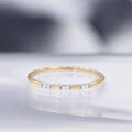 Bague "Pour Toujours" D0,024/6 - Or Jaune 375/1000