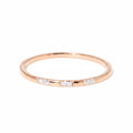 Bague "Pour Toujours" Diamants 0,024/6 - Or Rose 375/1000