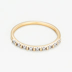Bague "Anatolia" D0,045/9 - Or Jaune 375/1000