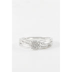 Bague "Rosalia" D0,17/55 - Or Blanc 375/1000