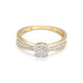 Bague "Romantic" D0,15/33