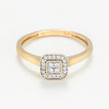 Bague "Thalie" D0,103/23 - Or Jaune 375/1000