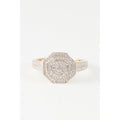 Bague "Romance" Diamants 0,22/123 - Or Jaune 375/1000