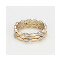 Bague "Trinity" D0,15/26 - Or Jaune 375/1000