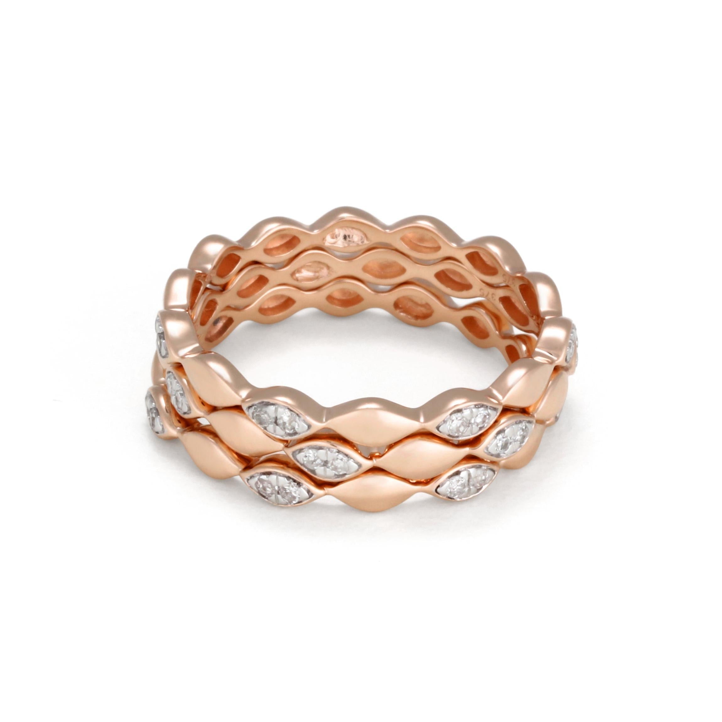 Bague "Trinity" D0,15/26