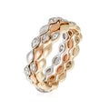 Bague "Trinity" D0,15/26