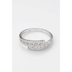 Bague "Étoile Éternelle" D0,17/31 - Or Blanc 375/1000