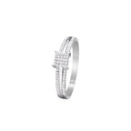 Bague "Mon Bonheur" Diamants 0,15/65 - Or Blanc 375/1000