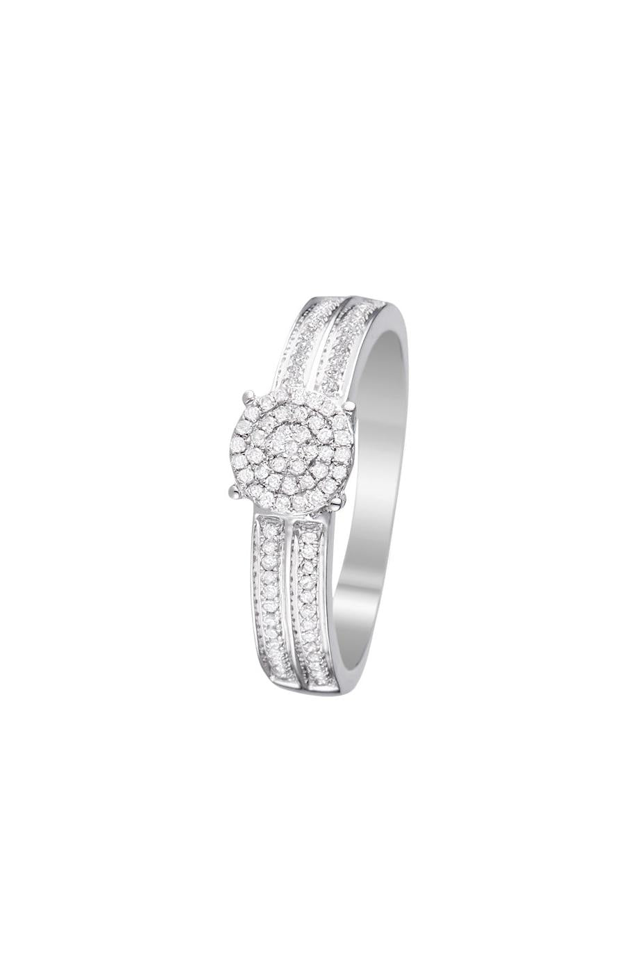 Bague "Toi Que J'Aime" Diamants 0,20/92
