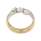 Bague "3 Mots Doux" D0,45/101 - Or Jaune 375/1000