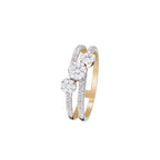 Bague "3 Mots Doux" D0,45/101 - Or Jaune 375/1000