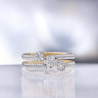 Bague "3 Mots Doux" D0,45/101 - Or Jaune 375/1000