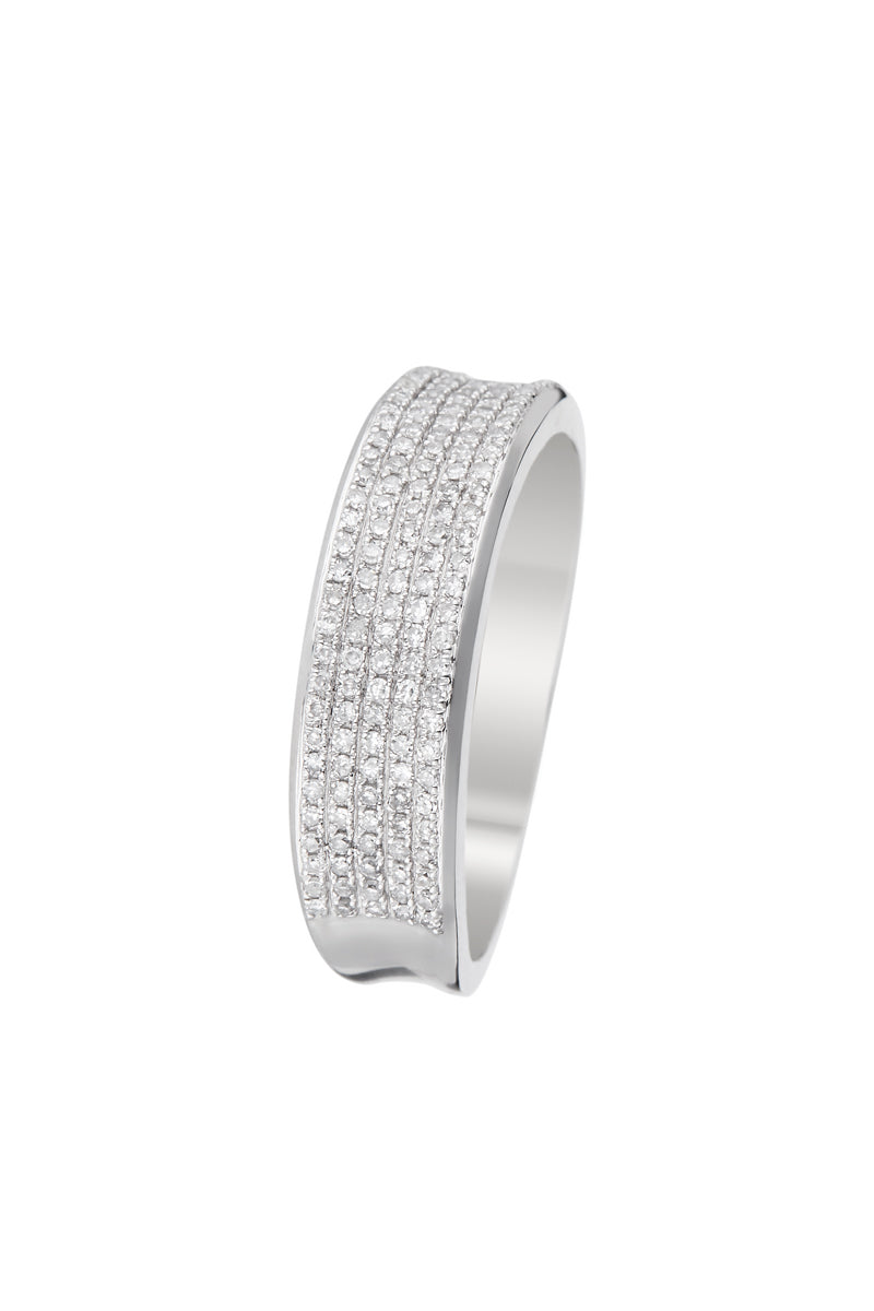 Bague "Il Était Une Fois, Toi & Moi" Diamants 0,32/155 - Or Blanc 375/1000