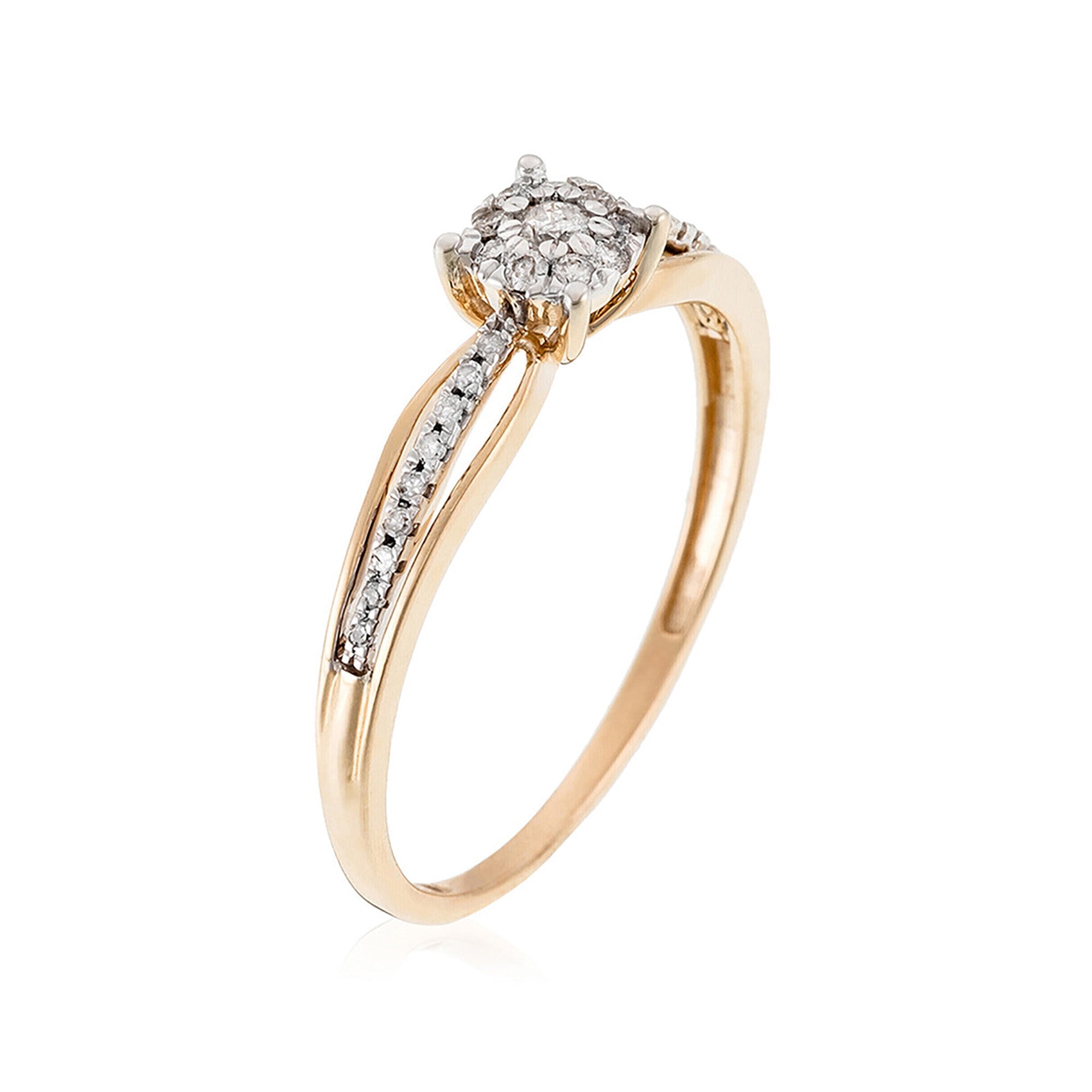 Bague "La Promise" Diamants 0,16/28