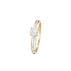 Bague "La Promise" Diamants 0,16/28 - Or Jaune 375/1000
