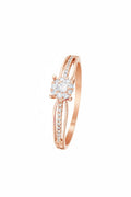 Bague "La Promise" Diamants 0,16/28