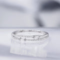 Bague "Incantation" Diamants 0,16/46 - Or Blanc 375/1000