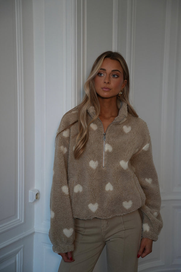 Sweat Polaire Valentin - Beige
