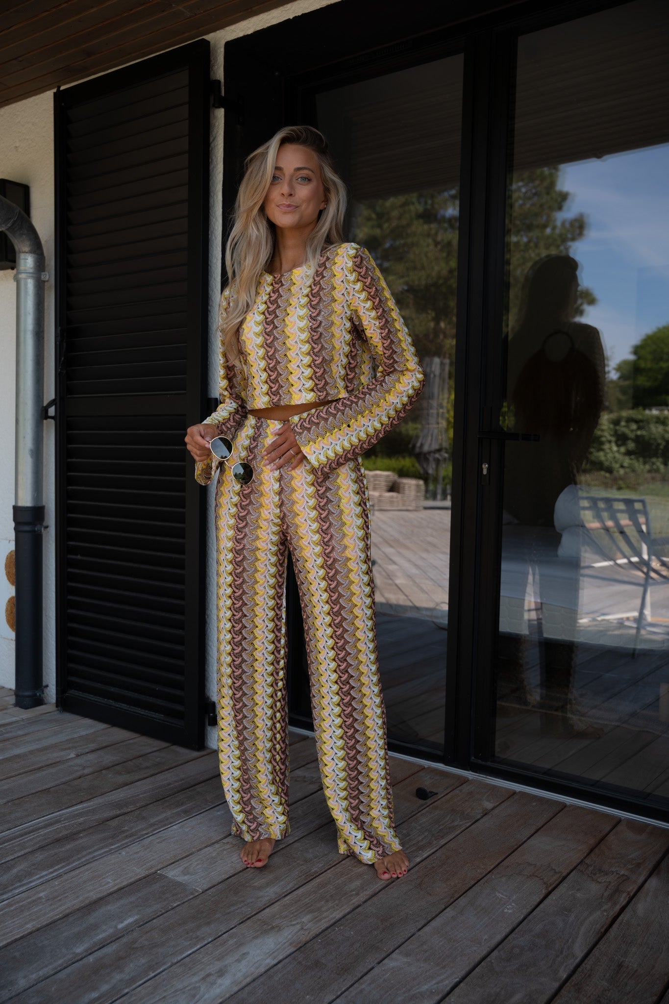 Pantalon Crochet Pablo - Jaune
