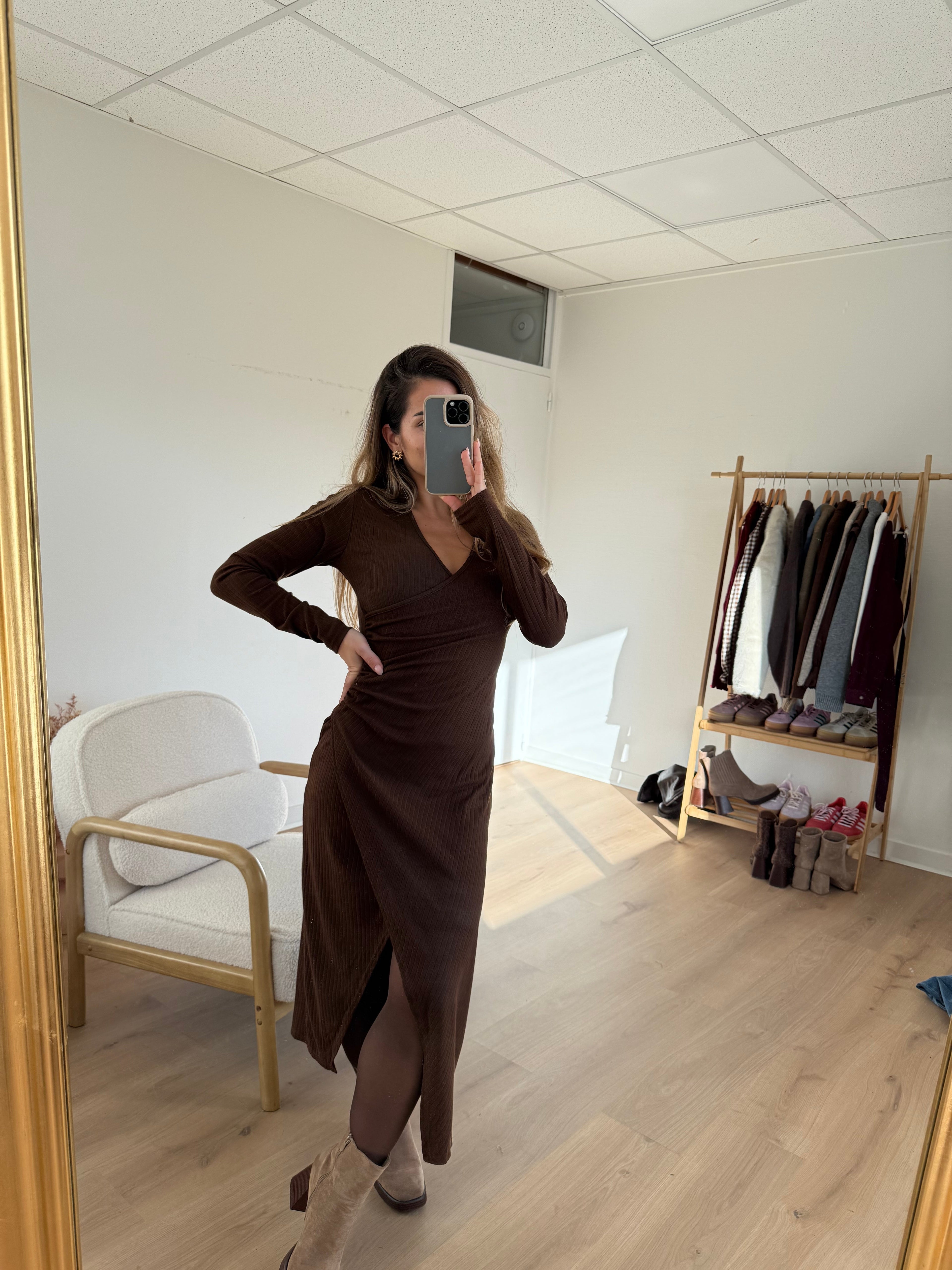 Robe Romane Chocolat