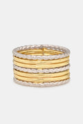 Bague "Borghese" - Or Bicolor 375/1000